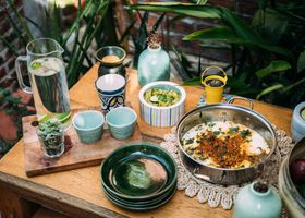 Tables Set for Long Lunches